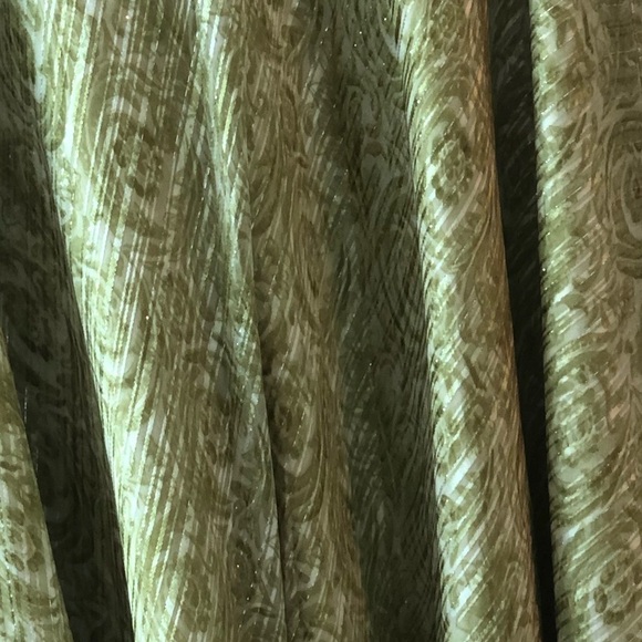 Linda Allard Ellen Tracy Green Silk Shirt - Picture 9 of 16